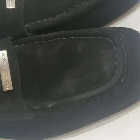 D&amp;G men Vintage suede shoes slip on closed shoe