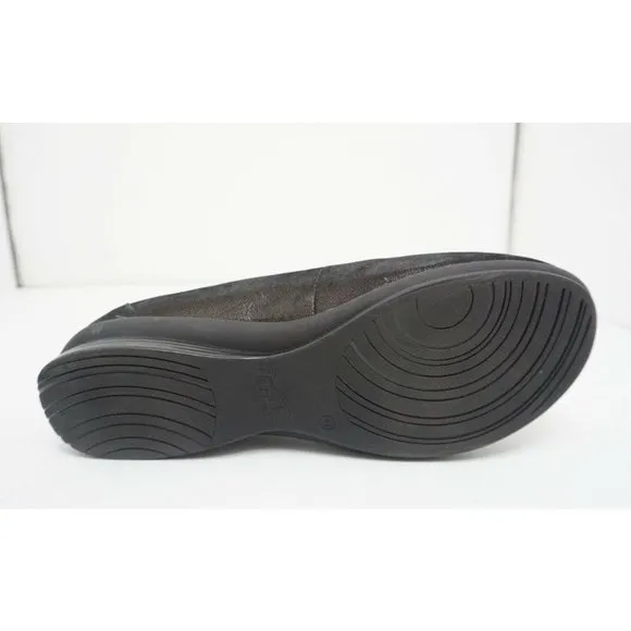 Dansko Ann Women's Comfort Slip On Shoes Black Metallic Suede EU 41 US 10.5 - 11