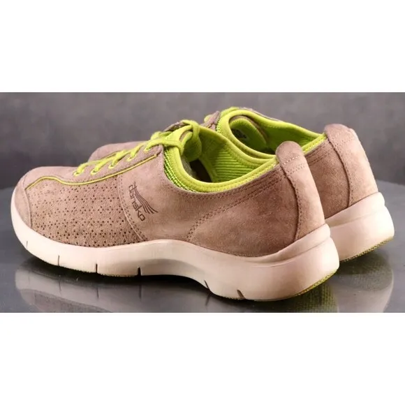 Dansko Elise Sport Women's Sneakers Shoes Size EU 38 US 7.5-8 Suede Tan