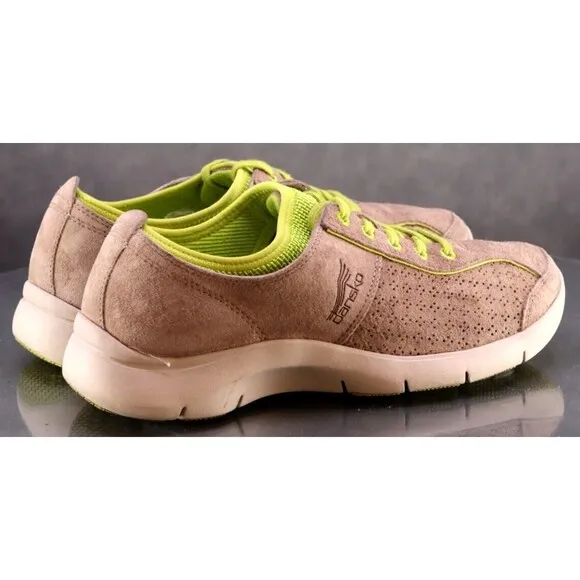 Dansko Elise Sport Women's Sneakers Shoes Size EU 38 US 7.5-8 Suede Tan