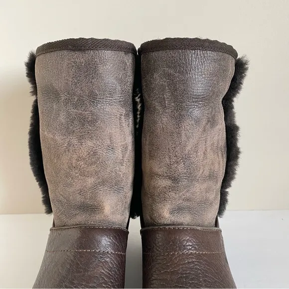 Dansko Finely Brown Shearling leather/suede Shearling Brown Boots 41 / 10.5-11