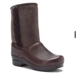 Dansko Finely Brown Shearling leather/suede Shearling Brown Boots 41 / 10.5-11