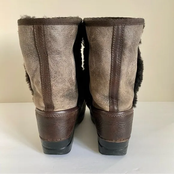Dansko Finely Brown Shearling leather/suede Shearling Brown Boots 41 / 10.5-11