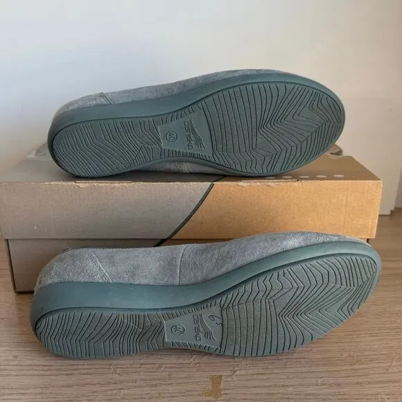 Dansko Kristen Blue Suede Ballet Flat Women Shoes  Slip On- SZ 40 - US 9.5-10