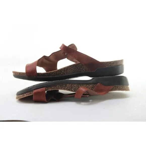 Dansko Remi Waxy Sandals Women's Leather Sz 38 Us 7.5-8 Shoes