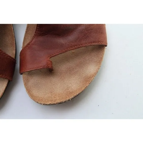 Dansko Remi Waxy Sandals Women's Leather Sz 38 Us 7.5-8 Shoes