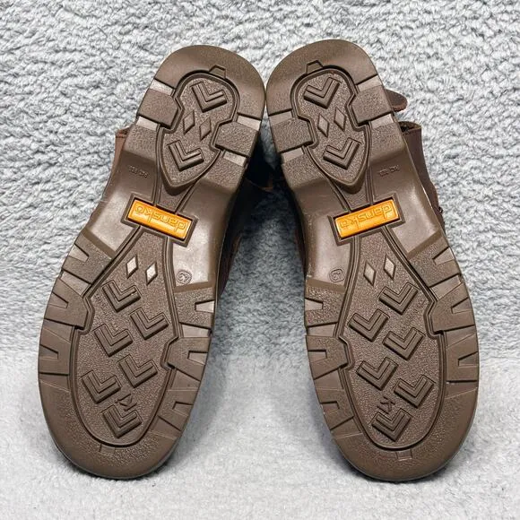 Dansko Sport Mens Size 43 US 9.5-10 Fisherman Sandals Shoes Brown Leather Buckle