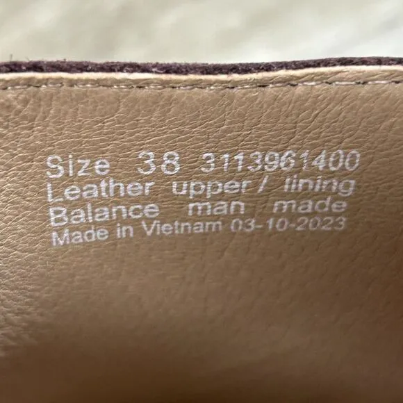 Dansko Tandi Sandals Women’s US 7.5-8 EU 38 Rose Suede Nubuck Wedge Shoes Clogs