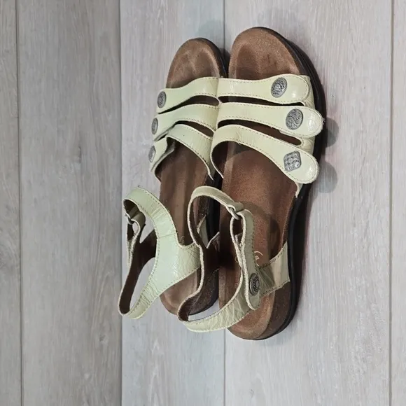 Dansko Women Jess Ankle Leather Hook&amp;loop Sandals shoes sz 40/9.5-10