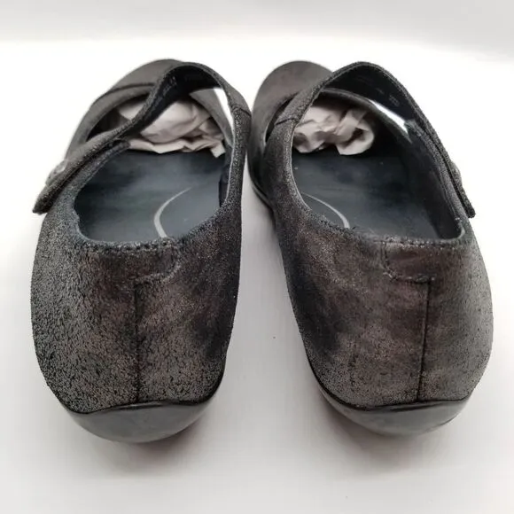 Dansko Women Opal Metallic Leopard Mary Jane Shoes Size 10.5 Leather  Flat