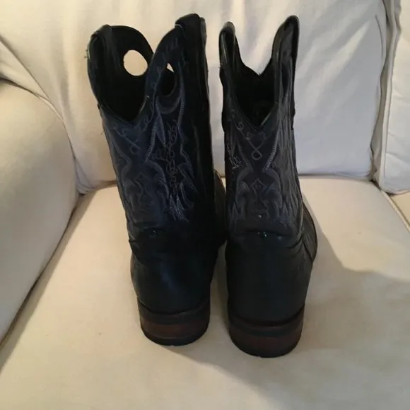 Denver Mountain Leather Western Boots Made In Mexico