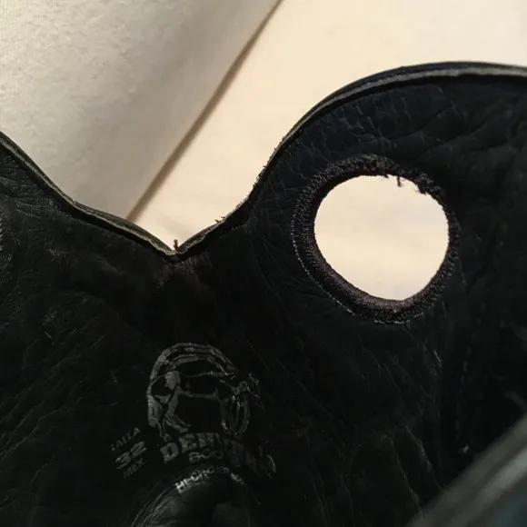 Denver Mountain Leather Western Boots Made In Mexico