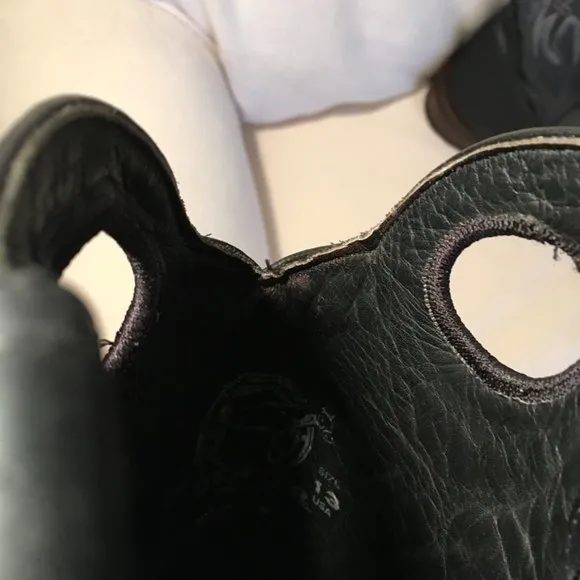 Denver Mountain Leather Western Boots Made In Mexico