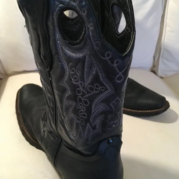 Denver Mountain Leather Western Boots Made In Mexico