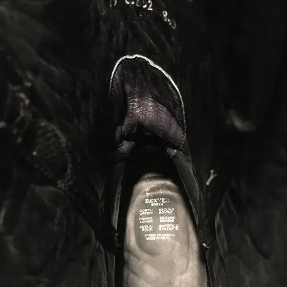 Denver Mountain Leather Western Boots Made In Mexico