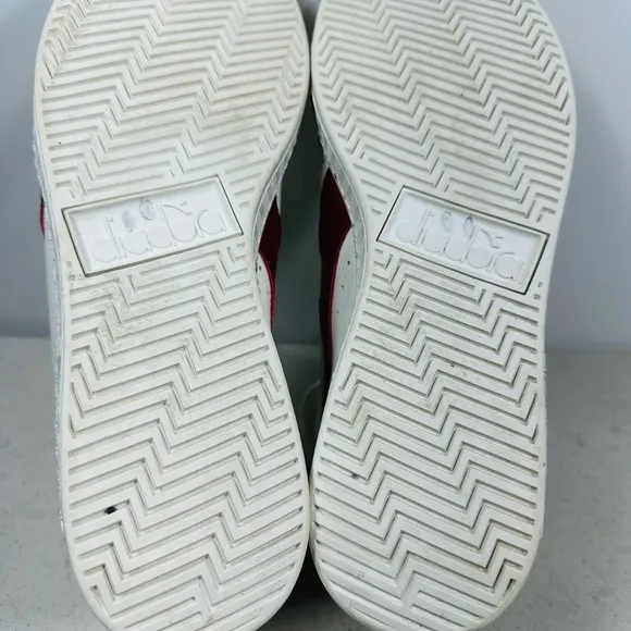 Diadora Game L Waxed High Top  Mens 8 W 9,5 White Sneakers Casual Shoes