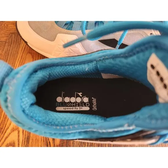 Diadora Speed Blushield Fly  Tennis\Running Shoes Blue Sneakers Men Sz 11