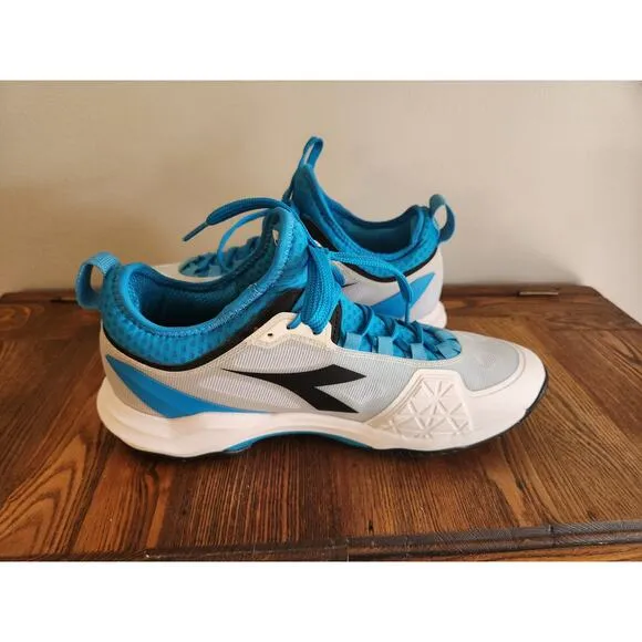 Diadora Speed Blushield Fly  Tennis\Running Shoes Blue Sneakers Men Sz 11