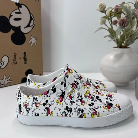 Disney Native Jefferson Mickey Mouse Print Shoes Men's 5 Women's 7 NWB