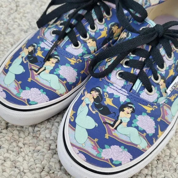 Disney Vans Princess Jasmin Sneakers Shoes