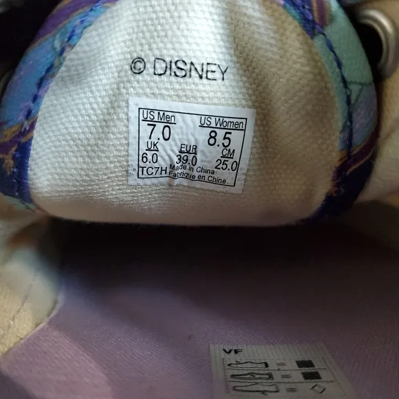 Disney Vans Princess Jasmin Sneakers Shoes
