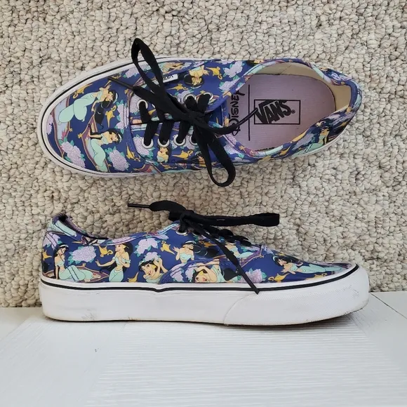 Disney Vans Princess Jasmin Sneakers Shoes