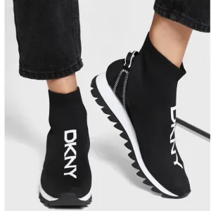 DKNY Sport Sneaker, Black &amp; White Size 9.5M New in Box