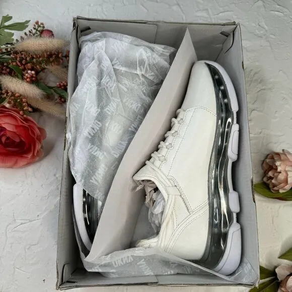 DKNY Tokyo Lace-Up Zip Sneakers White Size‎ 9.5