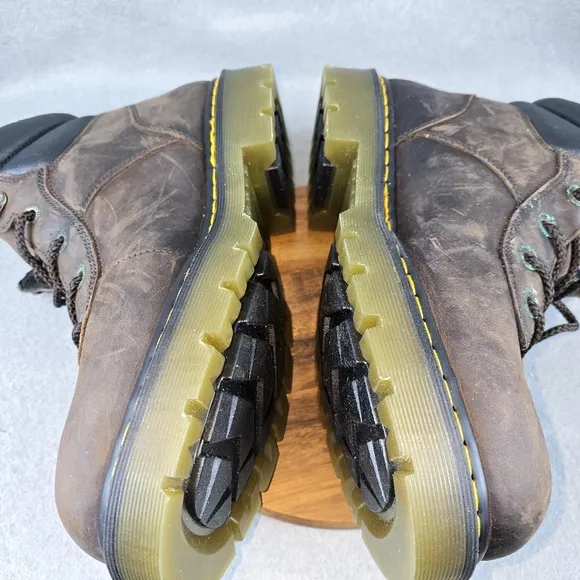 Doc Dr. Martens Burnham Brown Industrial Slip Resistant Boots Men’s Size 13