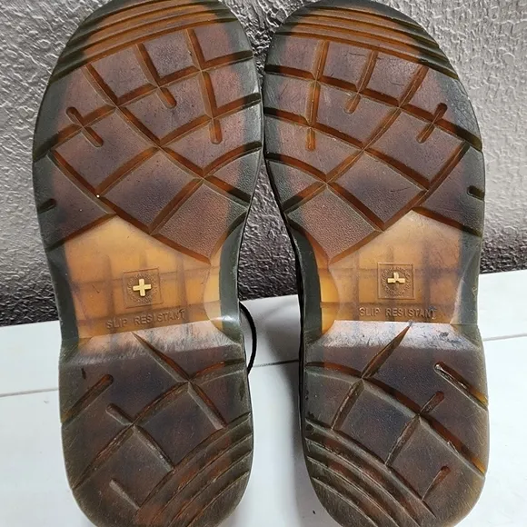 Doc Dr Martens Sussex Men’s Size 8 Chukka Boots Brown Industrial Leather Shoes‎
