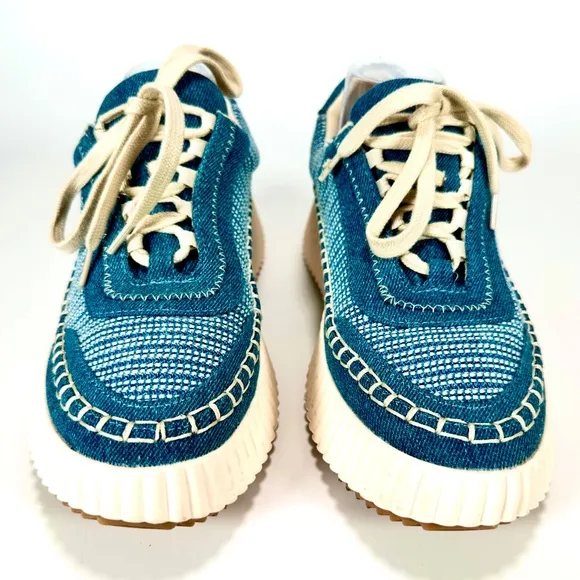 Dolce Vita Dolen Sneakers in Blue Multi Denim Women’s Size 8.5