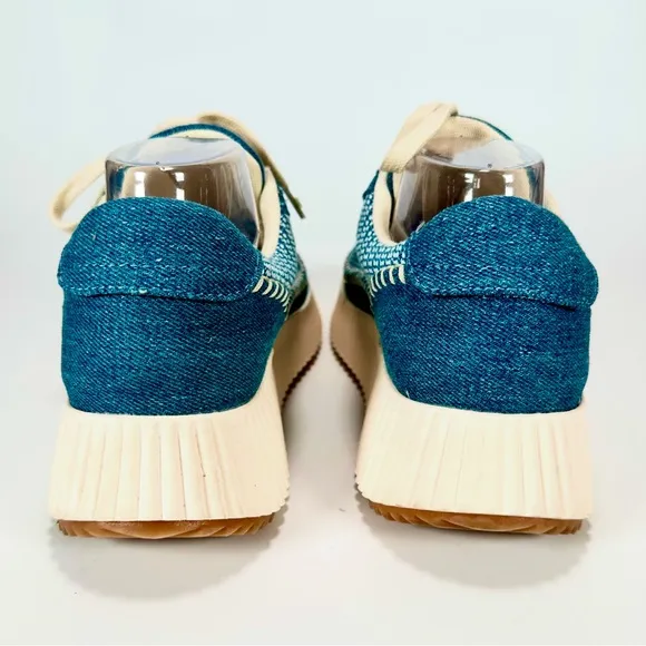 Dolce Vita Dolen Sneakers in Blue Multi Denim Women’s Size 8.5