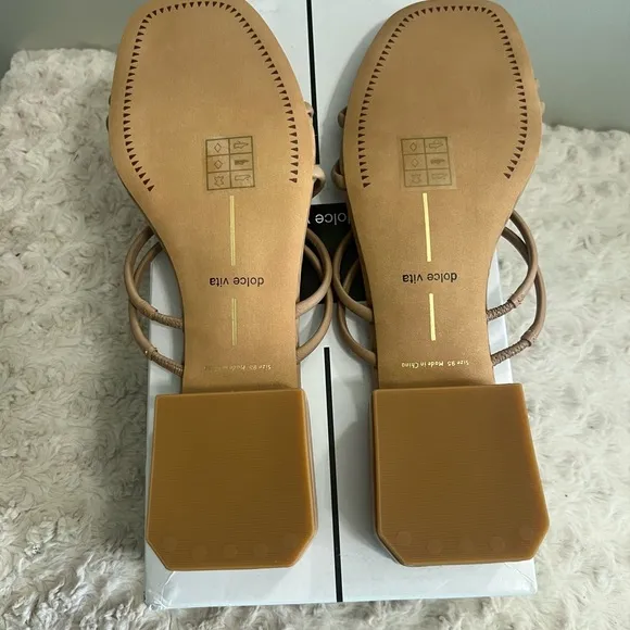 Dolce Vita Haize Women's Tan Strappy Sandals 9.5 NEW