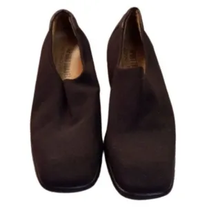 Donald J Pliner Size 7.5 Black Square Toe Slip On Shoes Sport Travel Air Touch