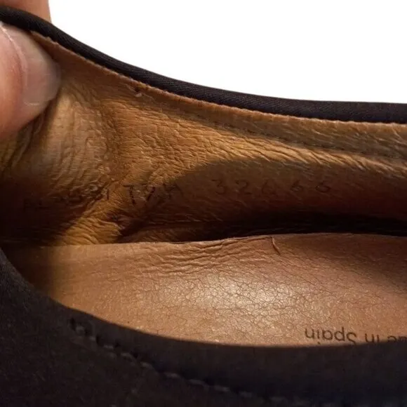 Donald J Pliner Size 7.5 Black Square Toe Slip On Shoes Sport Travel Air Touch