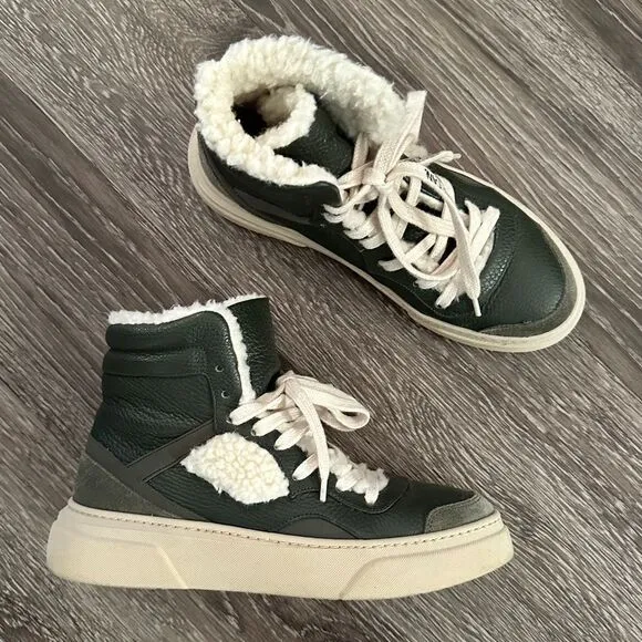 Dorothee Schumacher Sporty Movement Furry high-top sneakers