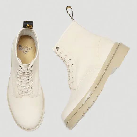 Dr. Martens 1460 Mono Milled Men's Nubuck Leather Lace Up Boot Beige Size 14 NEW