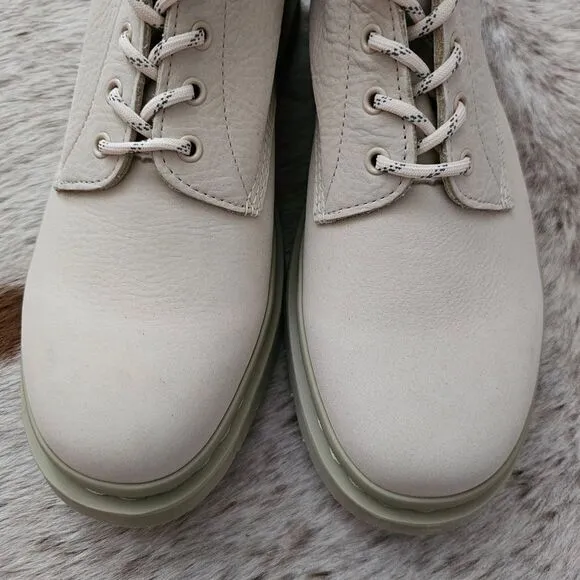 Dr. Martens 1460 Mono Milled Men's Nubuck Leather Lace Up Boot Beige Size 14 NEW