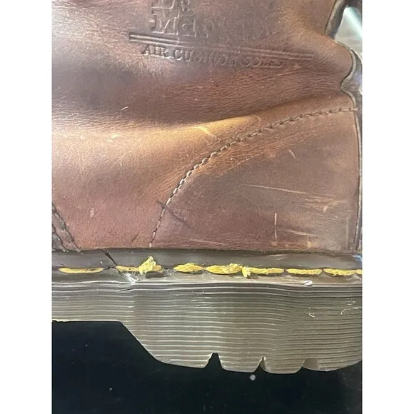 Dr Martens 6-hole 939 Ben Boots Brown Size 8 UK/ 9 US vintage Made in England UK