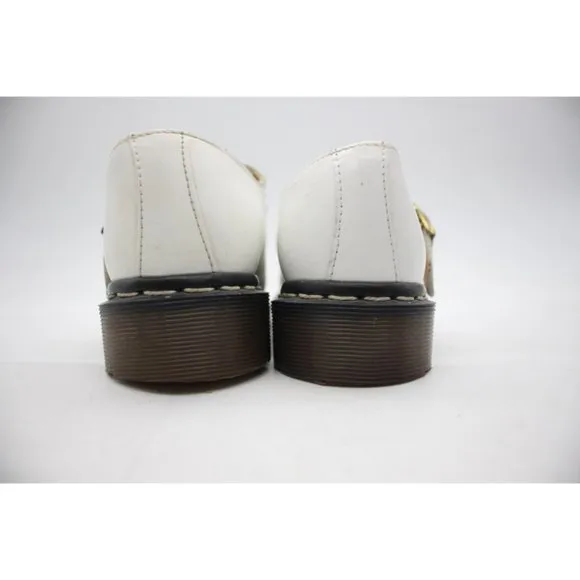 Dr. Martens 8065 Mary Jane Shoes Made In England Women's Size UK 3 White Leather