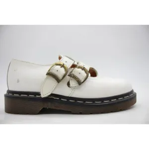 Dr. Martens 8065 Mary Jane Shoes Made In England Women's Size UK 3 White Leather