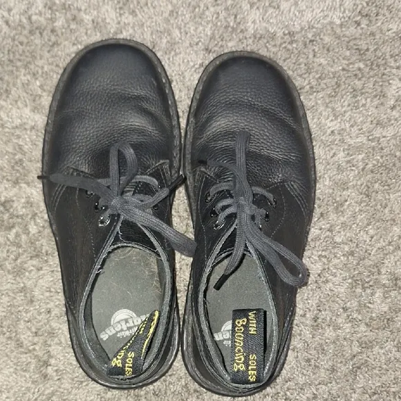 Dr. Martens &quot;Sussex&quot; Ankle Lace-up Chukka Boots -Textured Leather-black-M8 /L9