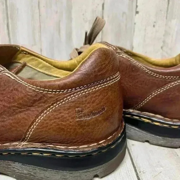 Dr Martens Docs  Men 13 US Brown Leather Split Toe Lace Up Casual Oxford 11232