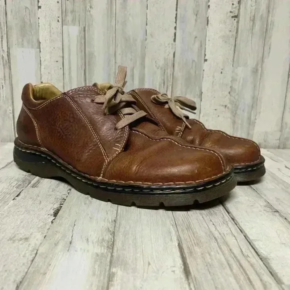 Dr Martens Docs  Men 13 US Brown Leather Split Toe Lace Up Casual Oxford 11232