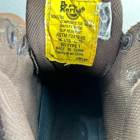 dr martens industrial slip resistant boots