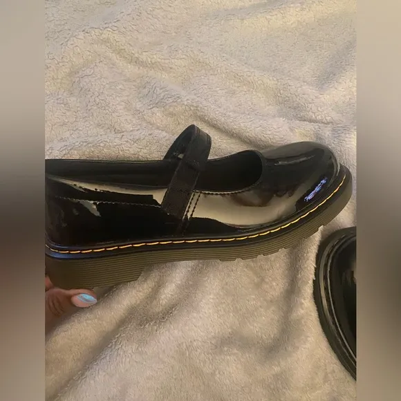 Dr. Martens Kids' Black Mary Jane Ballet Flat