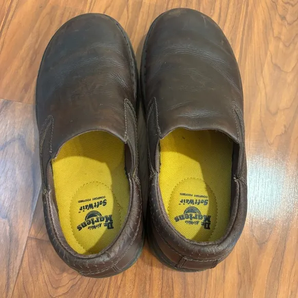 Dr Martens Mens 8 Orson Brown Slip On Shoes