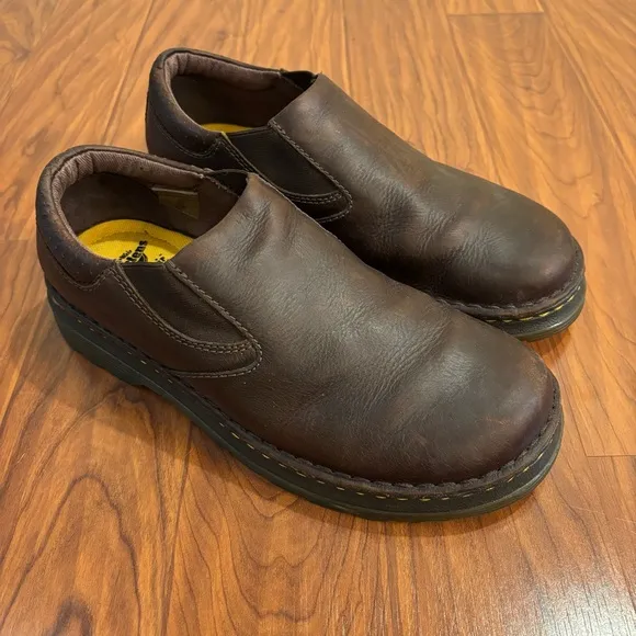 Dr Martens Mens 8 Orson Brown Slip On Shoes