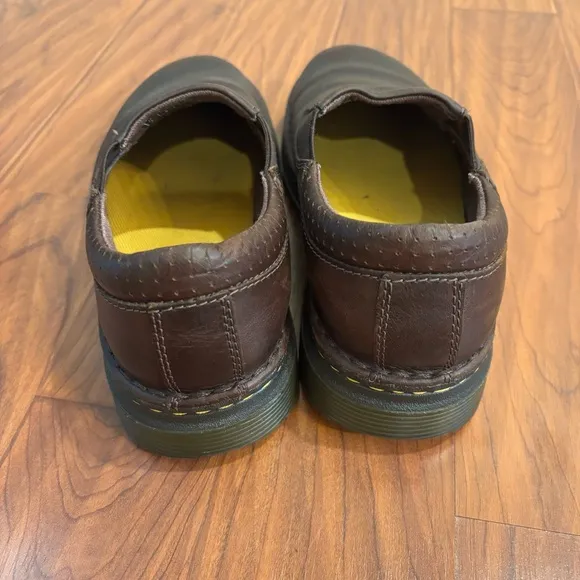 Dr Martens Mens 8 Orson Brown Slip On Shoes