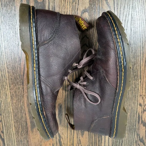 Dr. Martens Sussex Industrial Brown Leather Chukka Boots size 12 mens
